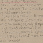 Study with Nystagmus Artist Notes